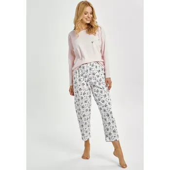 Pánské pyžamo Taro Ella pyžamo 3450 délka/r S-XL Z25/26 dámské Růžová XL