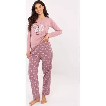 Pánské pyžamo DU PI pyžamo FP 001.48 světle růžové XL