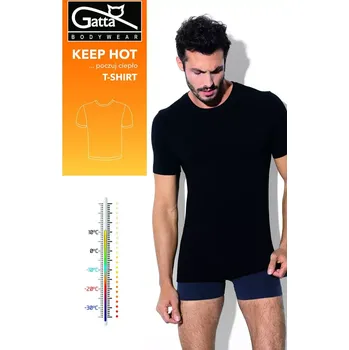 Pánské tričko TRIČKO MUŽI UDRŽUJÍ V TEPLE černá XXL