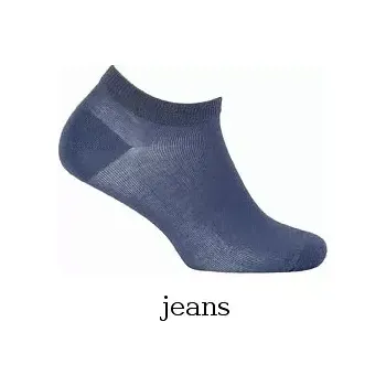 Pánské oblečení Dětské ponožky Wola Soft Cotton W31.060 6-11 džíny/jeansy.modrá 30-32