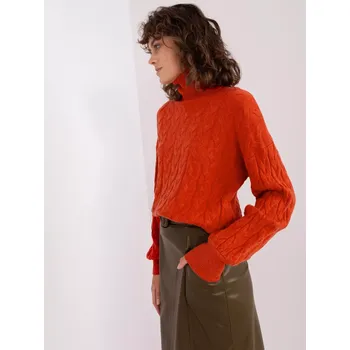 Dámský svetr Přepínač AT SW 2348.88 tmavě oranžová jedna velikost