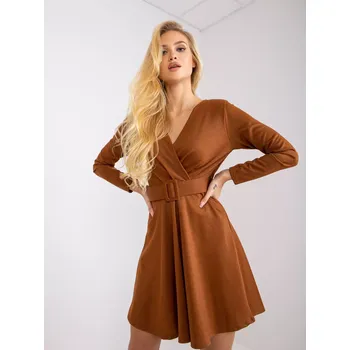 Dámská mikina Šaty DHJ SK 8818.37P světle hnědá jedna velikost