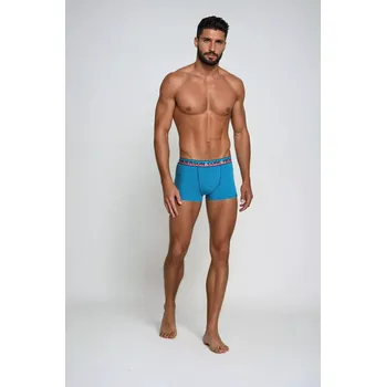 Pánská móda Boxerky Ouzo 38290-MLC Sada 2 kusů Modrá a tmavě modrá - Henderson M