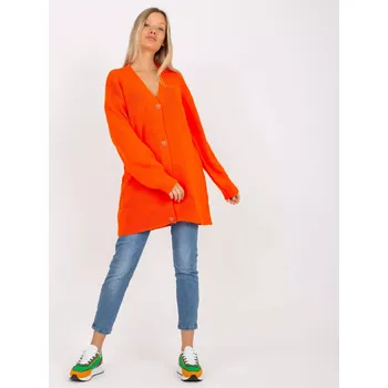 Dámský svetr Dámský svetr LC SW 0267 oranžový jedna velikost