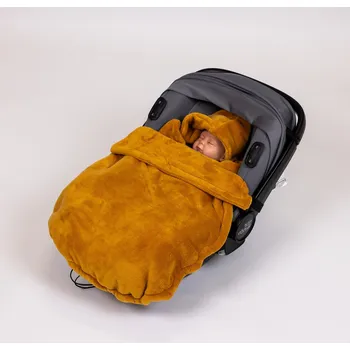 Tulimese Nánožník do autosedačky hořčicový