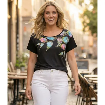 Dámské tričko Dámské triko ALTISPORT BAILA ČERNÁ M