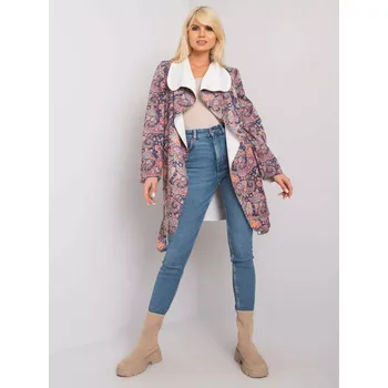 Dámský kabát Dámský kabát DHJ PL 6022A.26X fialový jedna velikost