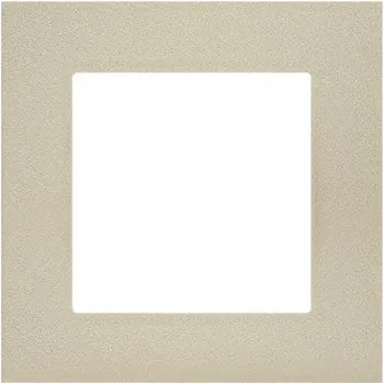 vypínač Rámeček 1 násobný champagne matná KONTAKT SIMON TR1/144
