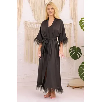 Dámský župan Dlouhý župan model 218886 Kalimo XXL