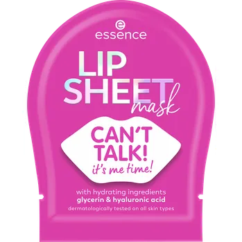 Péče o rty essence maska na na rty Sheet 01 CAN`T TALK! it´s me time!
