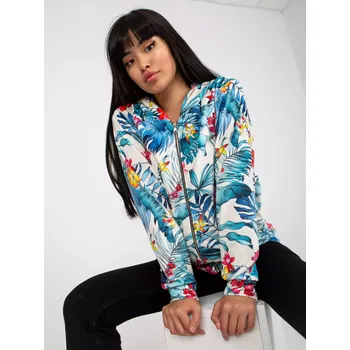 Dámská mikina Mikina RV BL 8120.69P bílá a modrá S/M