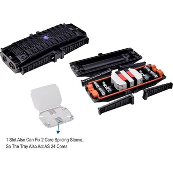 Konektor OEM Optická spojka vodotěsná, pro 96 svárů, kompletní OPZS-96V