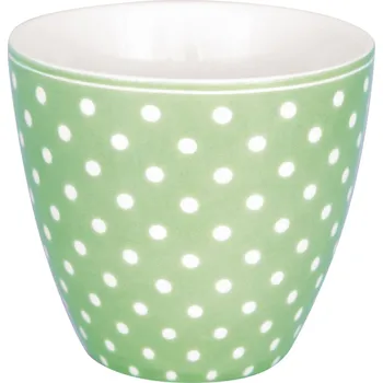 GREEN GATE Latte cup Dotty Pale Green 300 ml