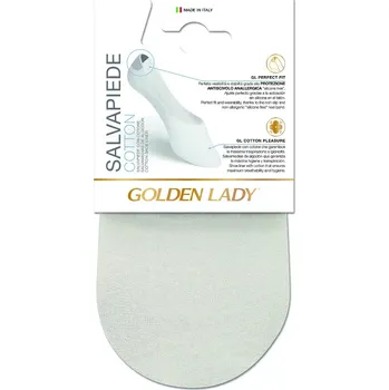 Pánská móda Dámské kotníkové ponožky Golden Lady 6N Salvapiede Cotton A'2 naturale 39-42