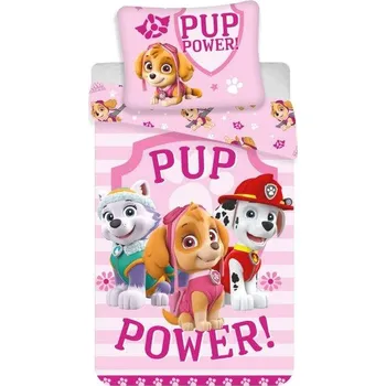 Povlečení JERRY FABRICS Povlečení do postýlky Paw Patrol 122 baby Bavlna, 100/135, 40/60 cm