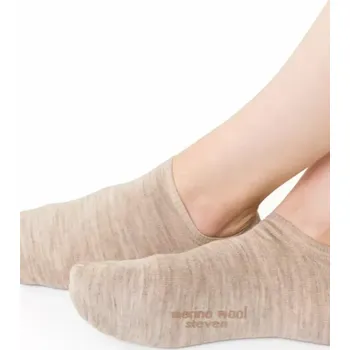 Pánské ponožky Dámské ponožky MERINO WOOL 130 béžová melanž 35-37