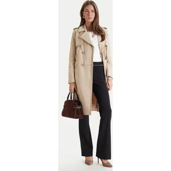 Dámský kabát Guess Trenčkot W5RL14 WGWD2 Béžová Regular Fit L