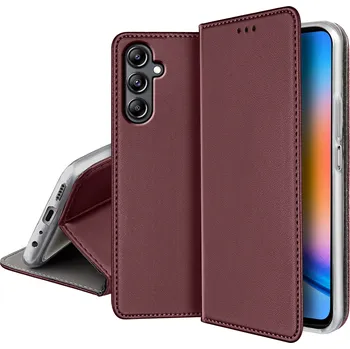 Pouzdro na mobilní telefon Flipové pouzdro WOJMAR Magnet Book pro Samsung Galaxy A14 4G/5G, bordó