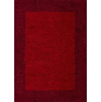 Koberec Kusový koberec Life Shaggy 1503 red Varianta: 60x110 cm