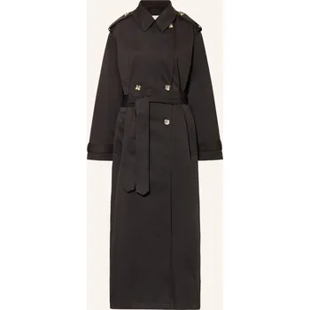 Dámský kabát Ichi Trenchcoat Ihgilana, černá