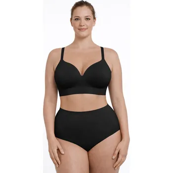 Kalhotky Jemně tvarující bezešvé kalhotky, ČERNÉ Velikost: XL