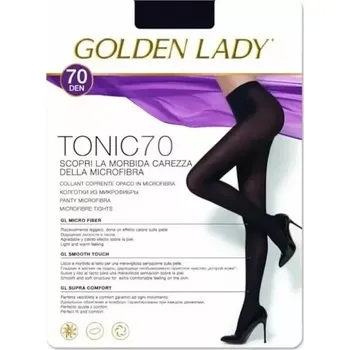 Dámská móda Dámské punčochové kalhoty Golden Lady Tonic 70 den nero/černá 3-M