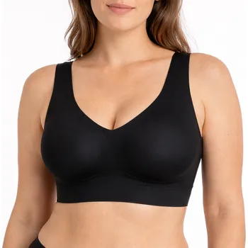 Podprsenka Bezešvá podprsenka tvarující záda, ČERNÁ Velikost: XXL