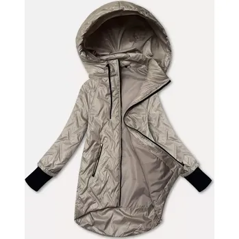 Světle béžová lehká dámská bunda s odepínací kapucí S'West (B8371-70) odstíny béžové 48