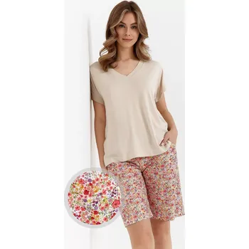 Pyžamo Cana 456 kr/r M-XL světle béžová M