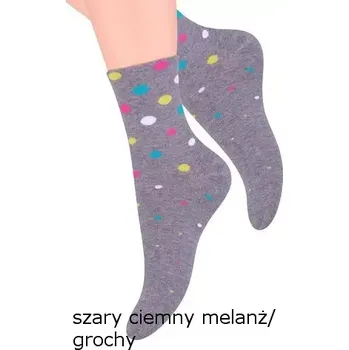 Pánské oblečení Dámské vzorované ponožky Steven art.099 Růžová 35-37