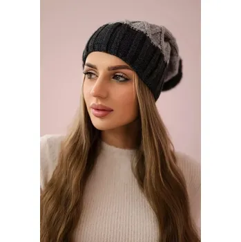 Čepice Milano fleecová čepice K203 světle šedá+grafitová UNI