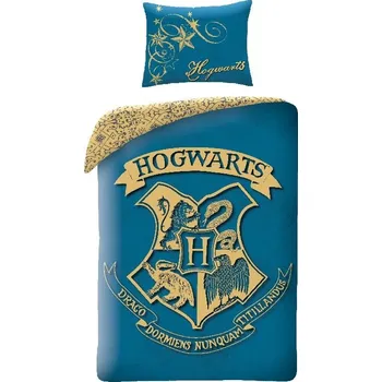 Povlečení HALANTEX Povlečení Harry Potter blue Bavlna, 140/200, 70/90 cm