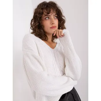 Dámský svetr BA SW 8028 jumper.32 ecru jedna velikost