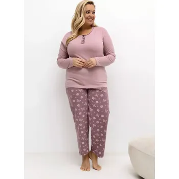 Pohodlná pyžama pro plnoštíhlé model 221186 Forever Pink 2XL