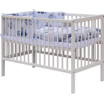 Scarlett Postýlka 120 x 60 cm s kompletní výbavou Maxík - modrá