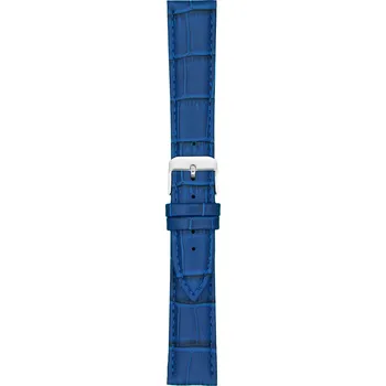 Řemínek na hodinky Kožený řemínek na hodinky 18 mm modrý