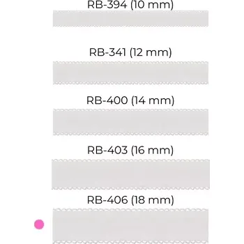 Vložka do podprsenky Ramínka k podprsence Julimex 18mm RB 406,407 bílá 18 mm