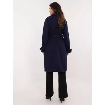 Dámský kabát Kabát TW EN BI 2209.71P tmavě modrý M