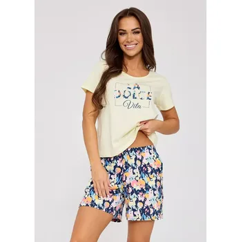Pyžamo Cornette 880/331 Dolce Vita kr/r S-XL dámské Žlutá S