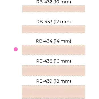 Těhotenská móda Ramínka Julimex RB 434 14 mm Béžová 14 mm