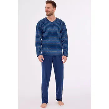 PÁNSKÉ PYŽAMO DR 139 J/25 džínovina XXL