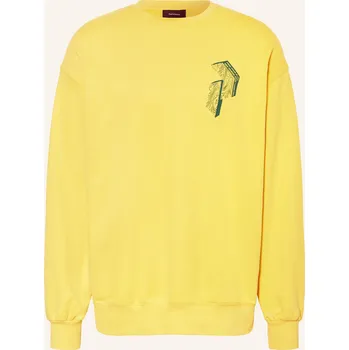 Pánská mikina Peak Performance Pánský Svetr Terry Graphic Crew, žlutá, XL