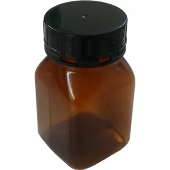 Dóza na potraviny 310-71081 PVC DÓZA 300 ML HNĚDÁ ŠIROKOHRDLÁ HRANATÁ, BEZ UZÁVĚRU