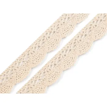 Bavlněná krajka paličkovaná šíře 22 mm