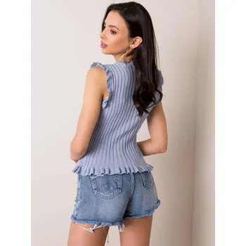 Dámská košile Halenka 178 BZ 2907.88 světle modrá jedna velikost S/M