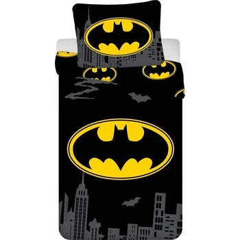 Povlečení JERRY FABRICS Povlečení Batman The Emblem Bavlna, 140/200, 70/90 cm