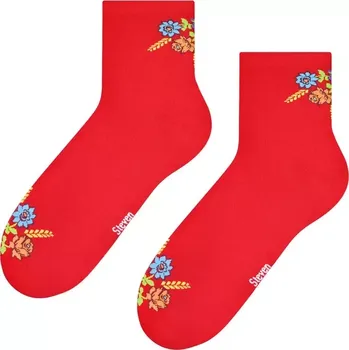 Pánské oblečení Dámské ponožky 118 Červená 35-37