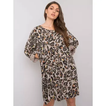 Dámské šaty Šaty DHJ SK 21464.99 šedá jedna velikost