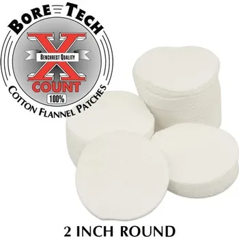 Čištění zbraně BoreTech Bavlněné kulaté vytěráky X-Count .308-.338 BoreTech® Množství v balení: 250ks