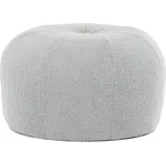 Taburet AK-307 GREY2 bouclé látka šedá